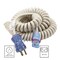Ac Works up to 10FT 18/3 10A Medical Grade Coiled Cord to Locking IEC C13 MD195-AL - alternate 2
